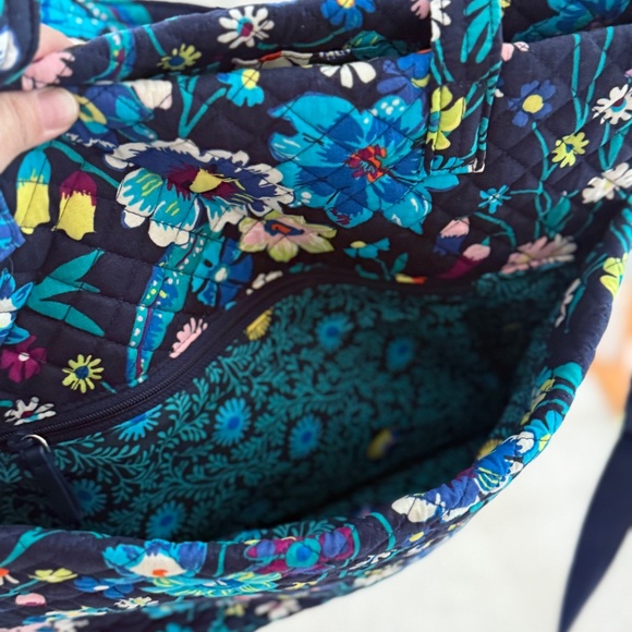 Vera Bradley Computer Bag, Diaper Bag, Retired Pattern Moonlight Garden - Picture 8 of 11